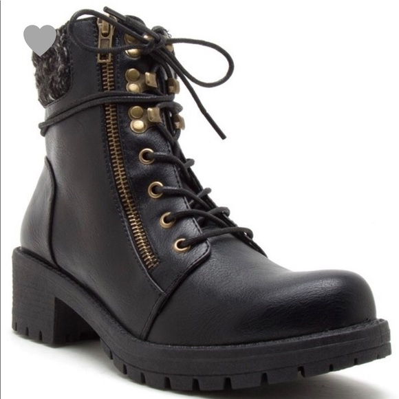 Qupid Shoes Combat Boots Poshmark